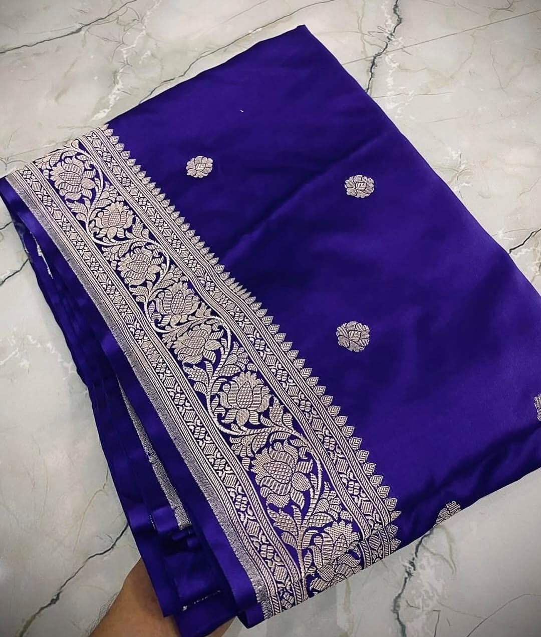 Banarasi katan mashru silk saree