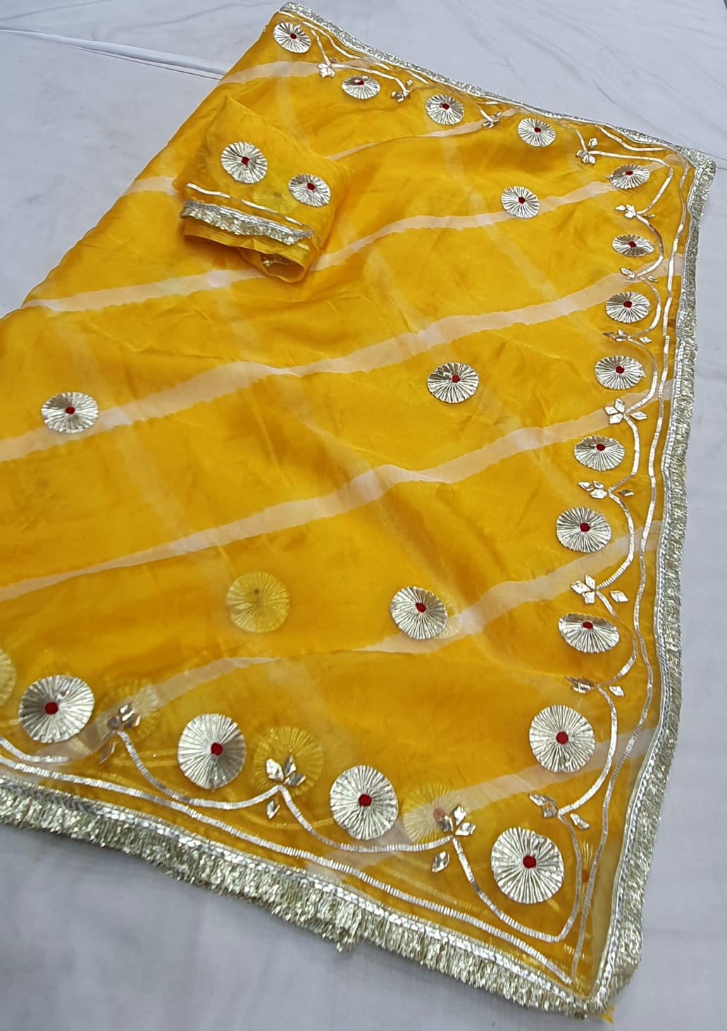 Premium Organza Saree with Blouse