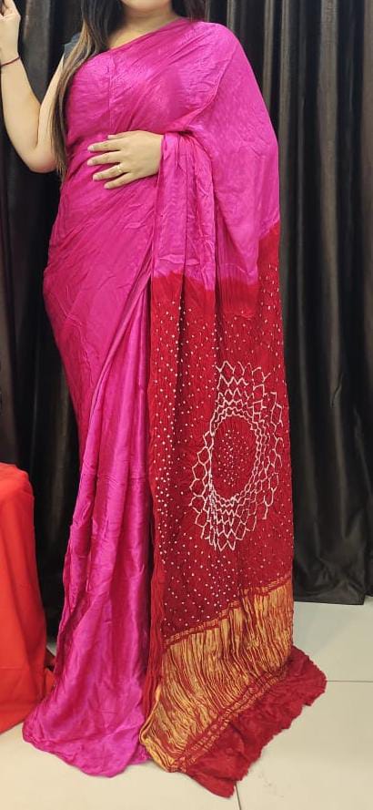 Pure Modal Silk Saree with blouse