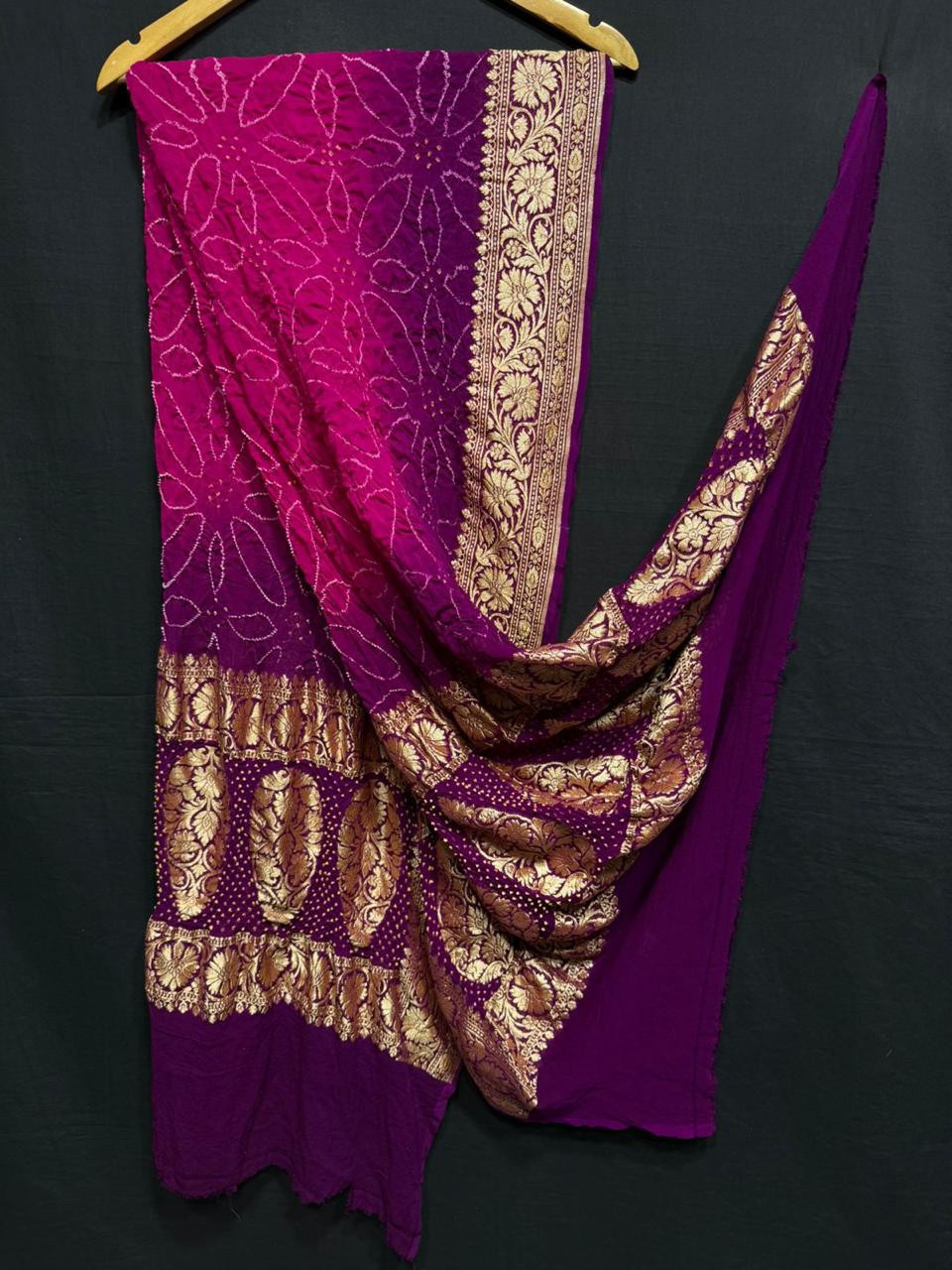 Pure Modal Silk Bandhaj Print Dupatta
