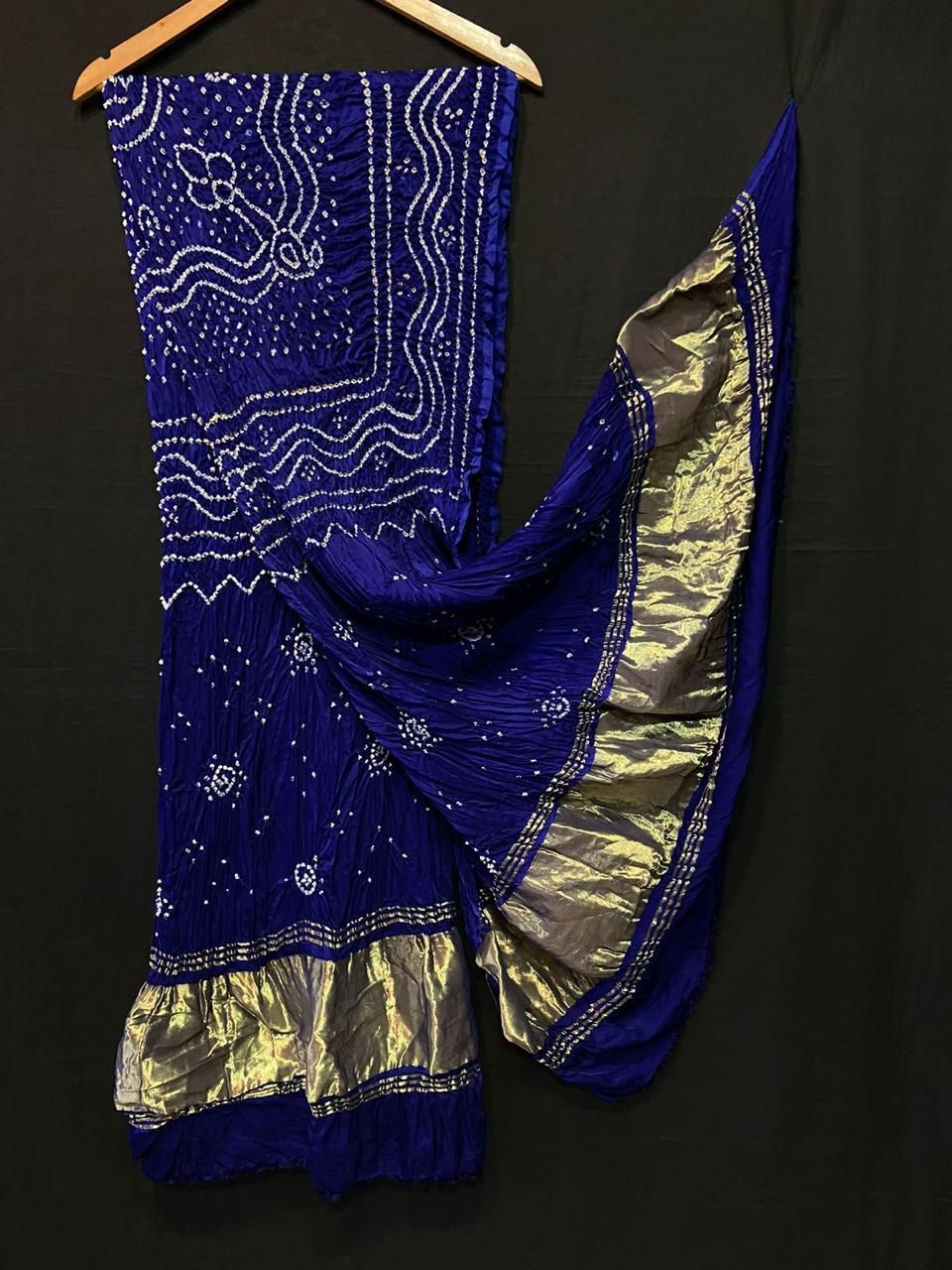 Pure Modal Silk Bandhaj Print Dupatta