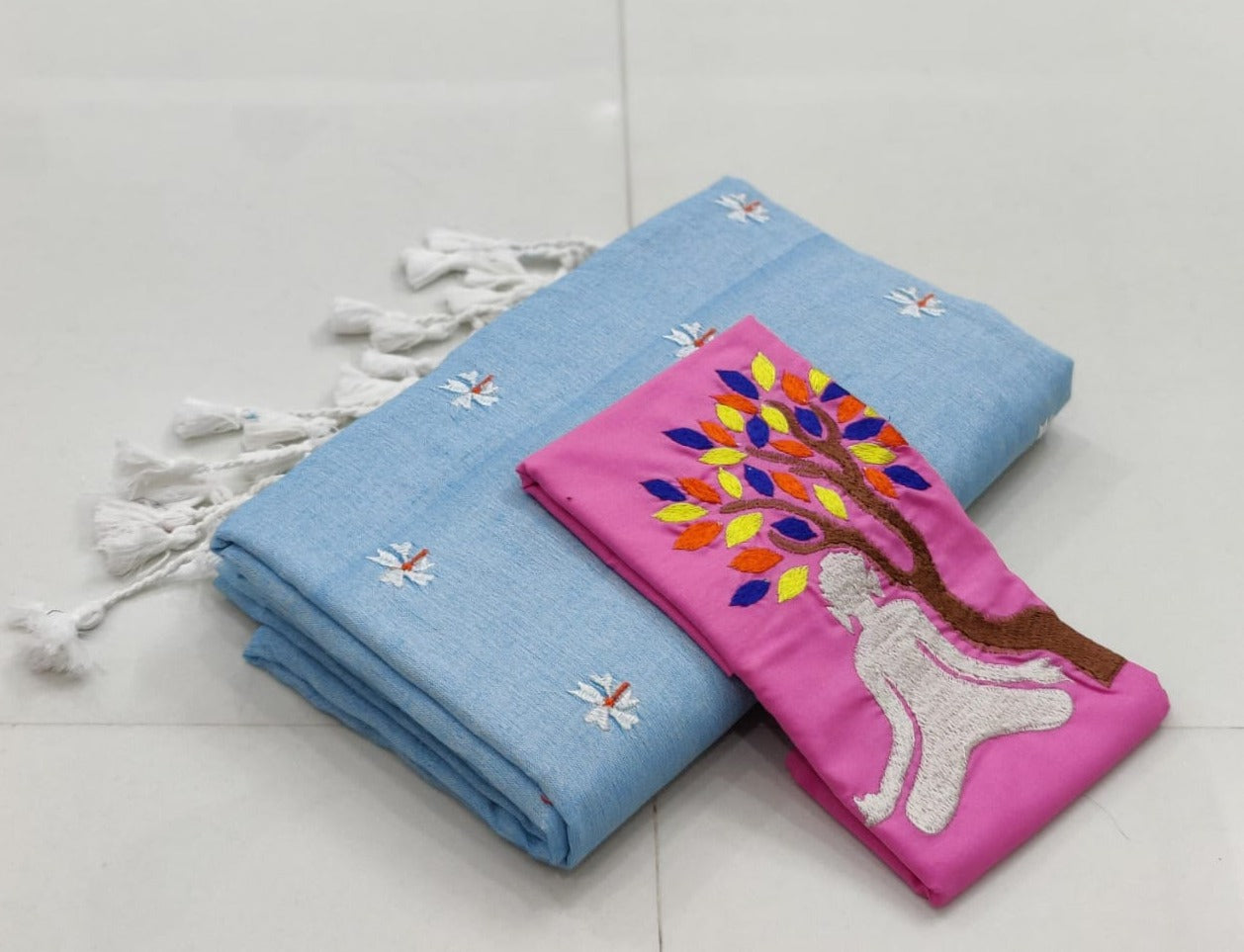 Pure khaddi Cotton Saree