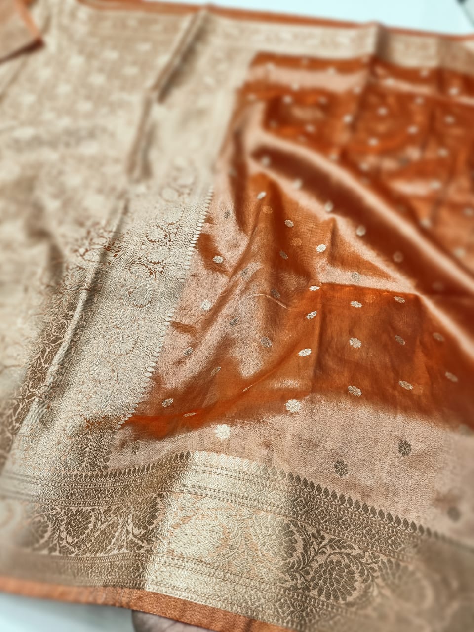 Banarasi Tissue Silk Saree With Blouse