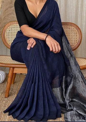 Bengal khaddi Cotton Silk Saree