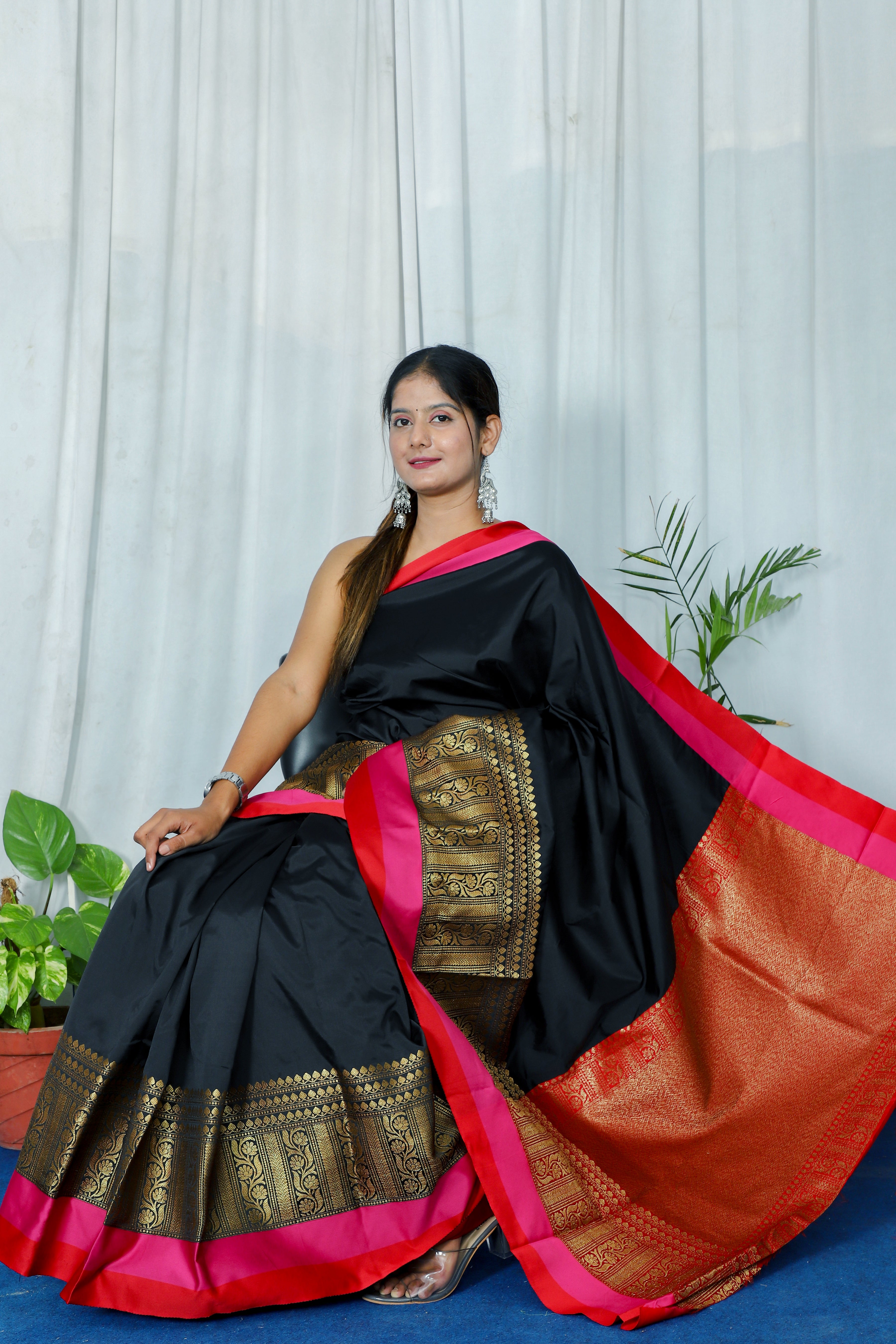Banarasi Linen saree