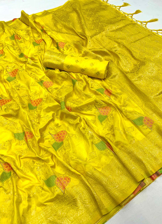 Banarasi Soft Silk Zari Work Saree