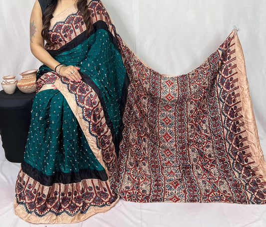 Pure Modal Silk Saree with blouse