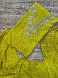 Designer Georgette Suit Set with Gota Patti Work