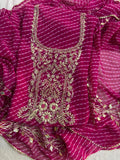 Designer Georgette Suit Set with Gota Patti Work