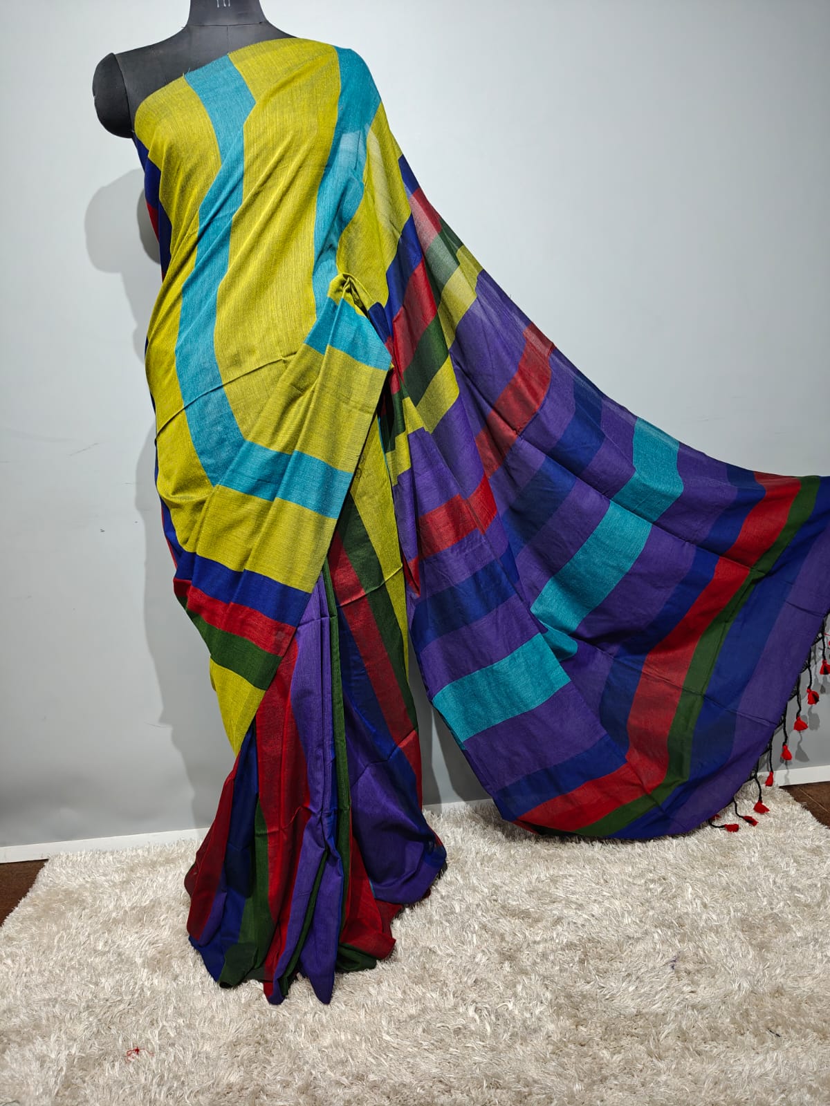 khaddi Cotton Silk Saree