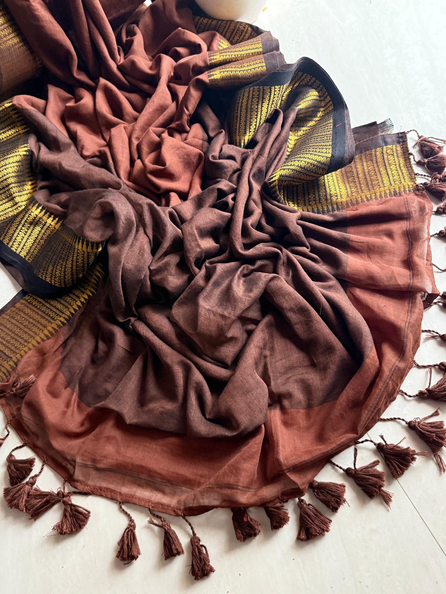 Beautiful Cotton Mulmul  Saree