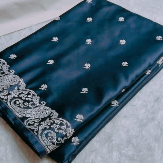 Banarasi katan mashru silk saree