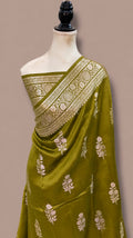 Banarasi Soft  Silk Saree With Zari Work