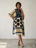 Pure Modal Silk Handblock Printed Kaftans Stitched suit