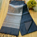 Handloom silk cotton With pallu zari work With blouse