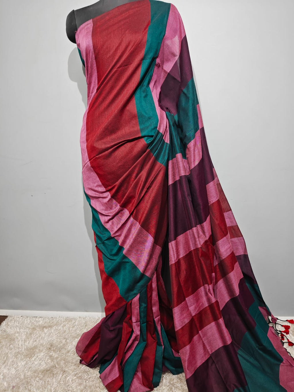 khaddi Cotton Silk Saree