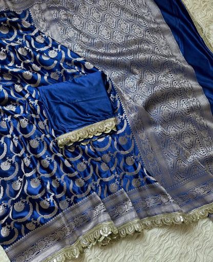 Banarasi katan mashru silk saree