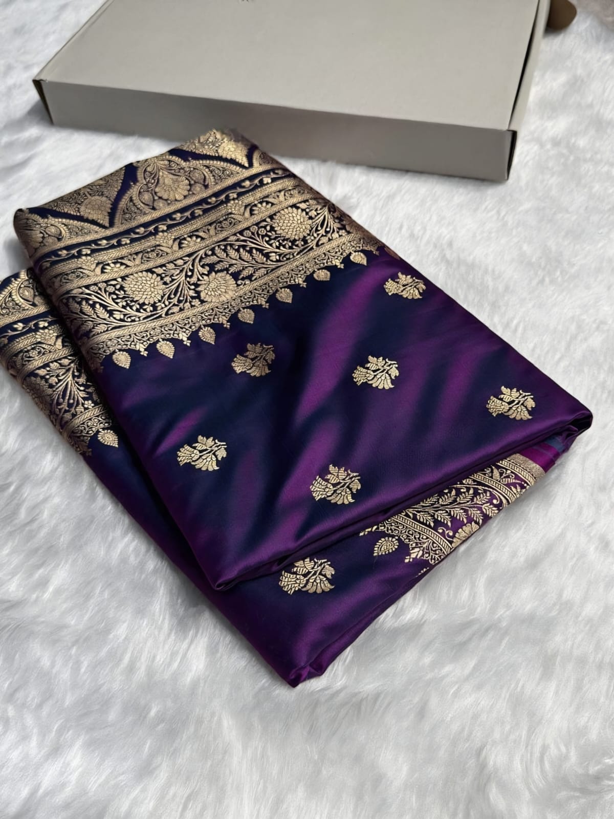 Banarasi Pure katan mashru silk saree With Blouse