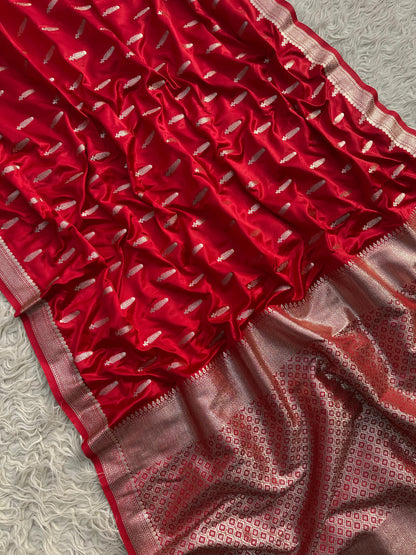 Banarasi katan mashru silk saree