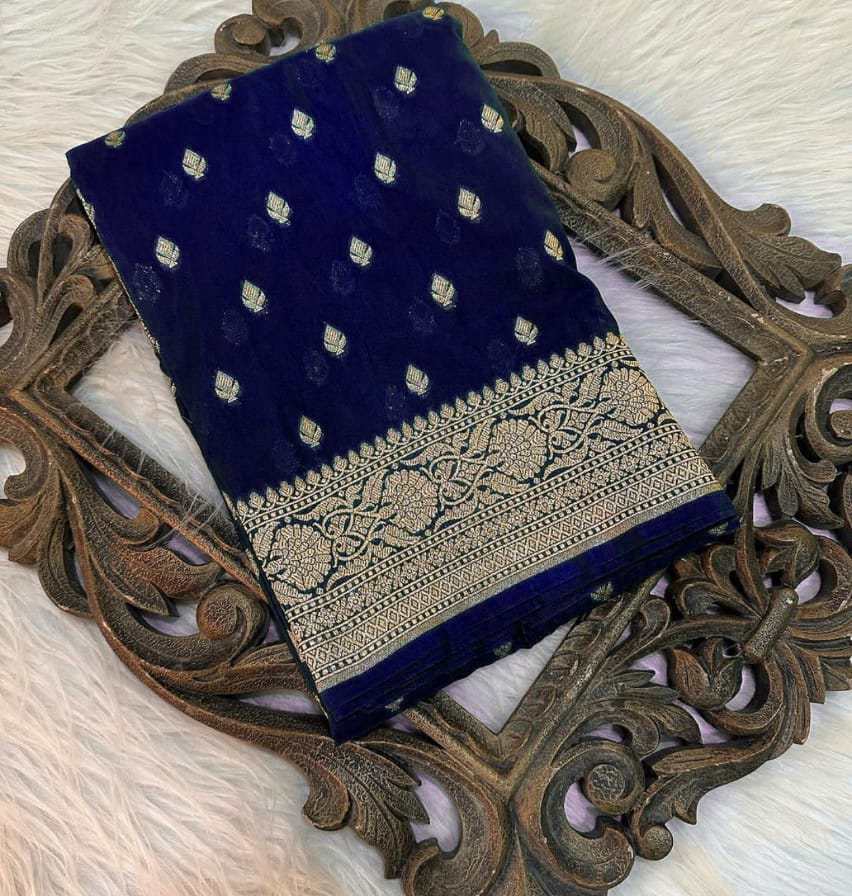 Banarasi  Semi  Warm Silk Soft Saree