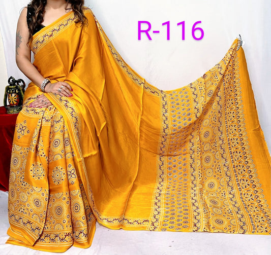 Pure Modal Silk Saree with blouse