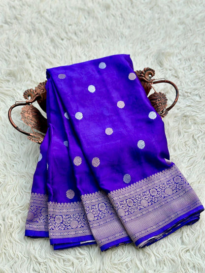 Banarasi katan mashru silk saree