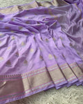 Banarasi Semi Khaddi Katan Georgette   Saree