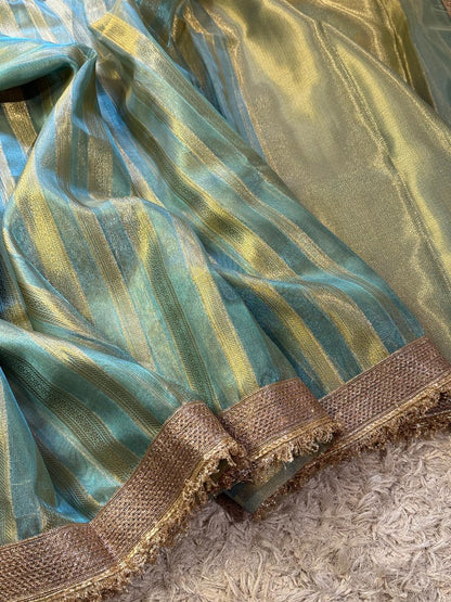 Banarasi Tissue Silk Saree With Blouse