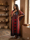 Pure Modal Silk Handblock Printed Kaftans Stitched suit