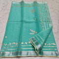 kota cotton kacha gota patti work saree