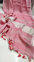 Pure Linen By Linen Saree From the Loom's of Bengal