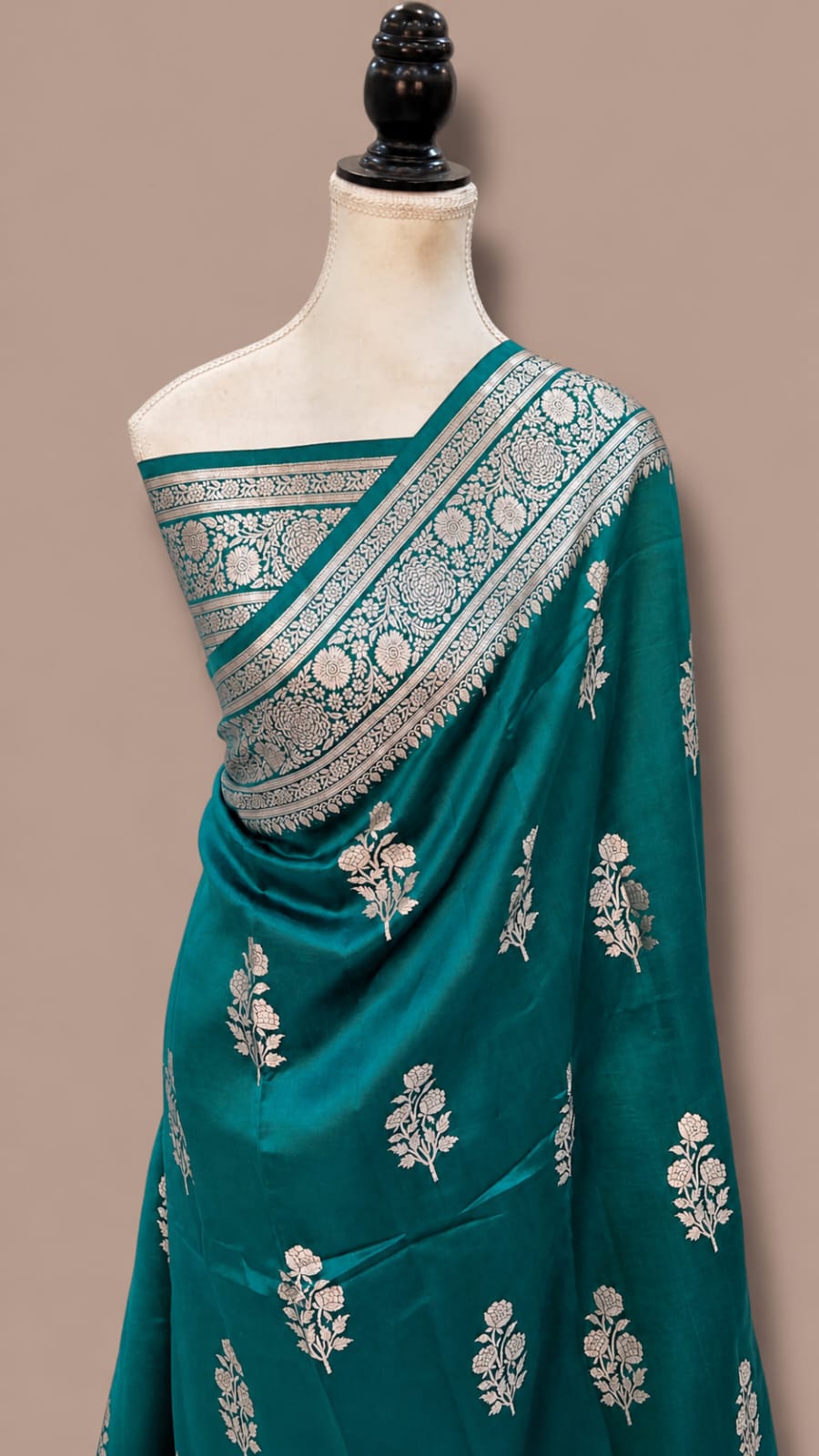 Banarasi Soft  Silk Saree With Zari Work