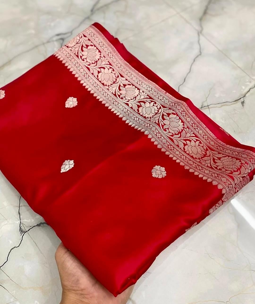 Banarasi katan mashru silk saree