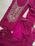 Designer Georgette Suit Set with Gota Patti Work