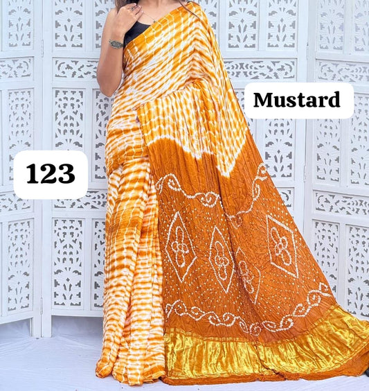 Pure Modal Silk Saree with blouse With Tissue Pallu