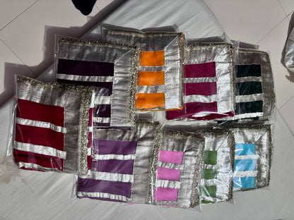 Beautiful Georgette Gota  Patti  Work Saree