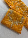 Designer Georgette Suit Set with Gota Patti Work