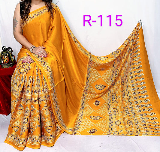 Pure Modal Silk Saree with blouse