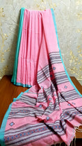 Bengal Handloom Pure Cotton saree with beautiful hand weaved work