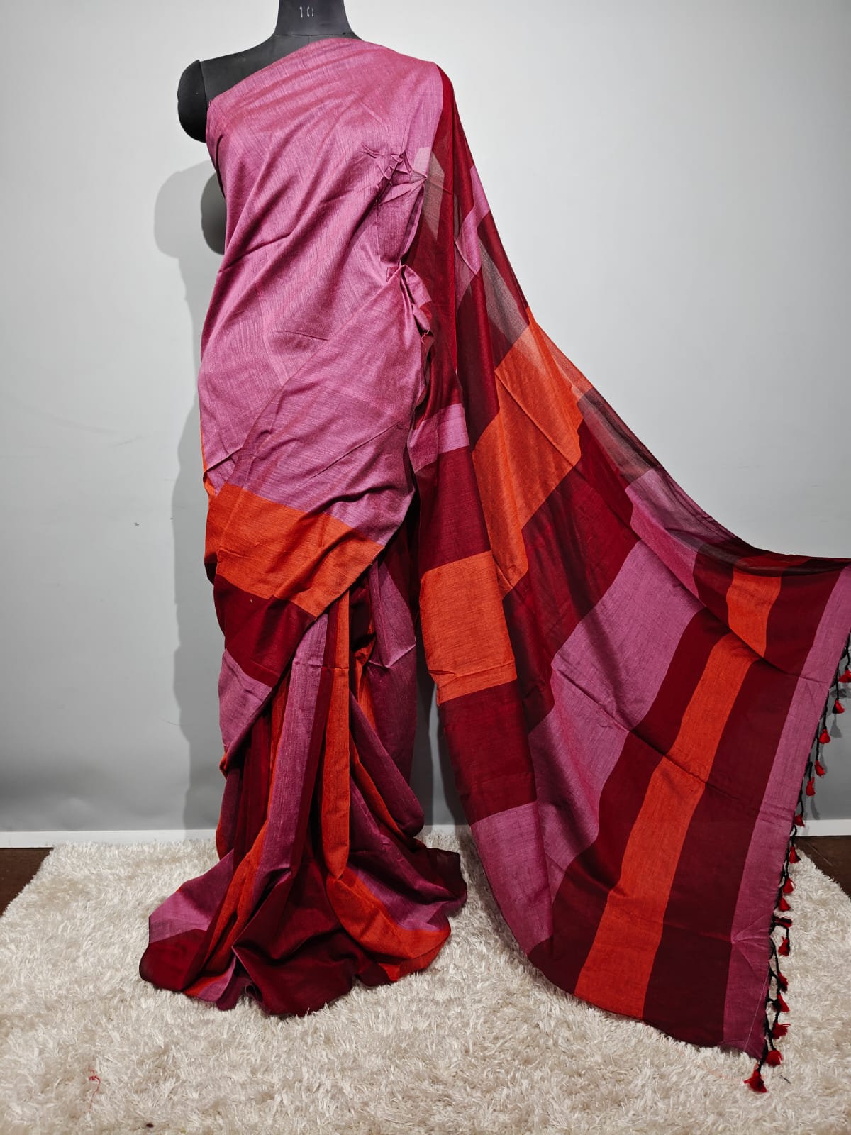 khaddi Cotton Silk Saree