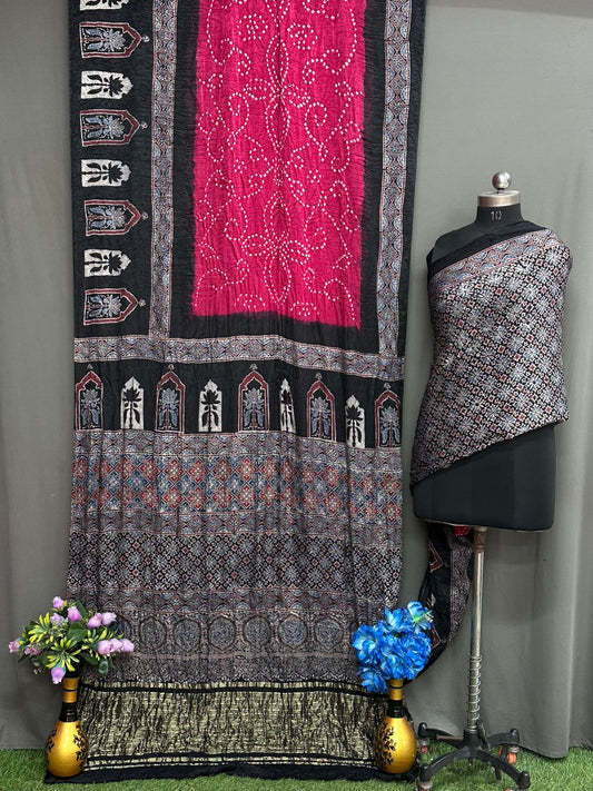 Pure Modal Silk Saree with blouse