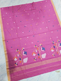 Pure Cotton needle work jamdani Saree