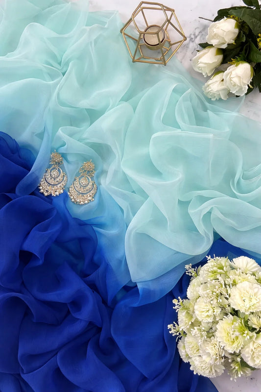 Plain Shaded Sarees