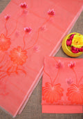 Beautiful kota cotton  hand brush print Unstitched suit