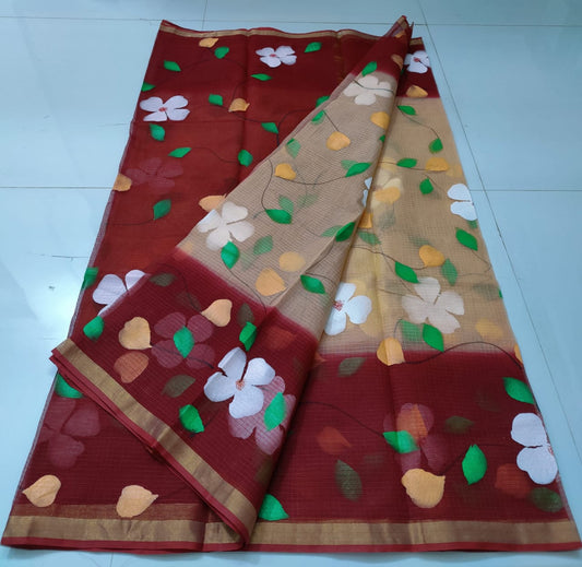 Pure Kota-Doria Saree with Blouse