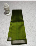 Pure Cotton Silk Mangalagiri Saree With  Blouse .