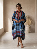 Pure Modal Silk Handblock Printed Kaftans Stitched suit
