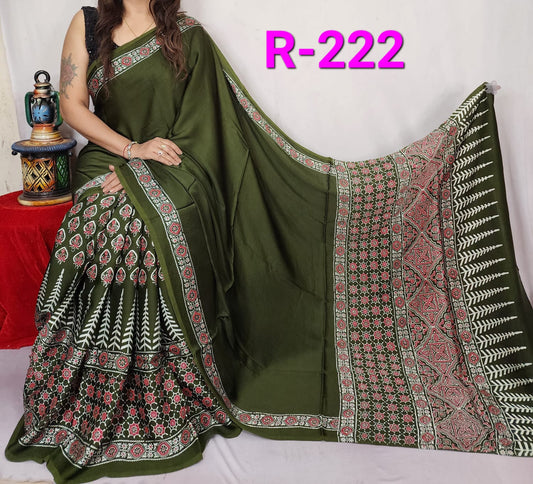Pure Modal Silk Saree with blouse