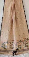 Pure Cotton needle work jamdani Saree With Blouse