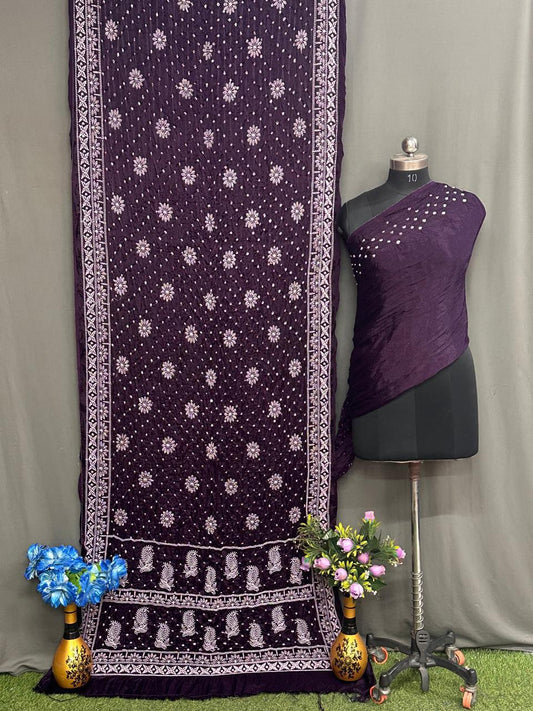 Pure Modal Silk Saree with blouse